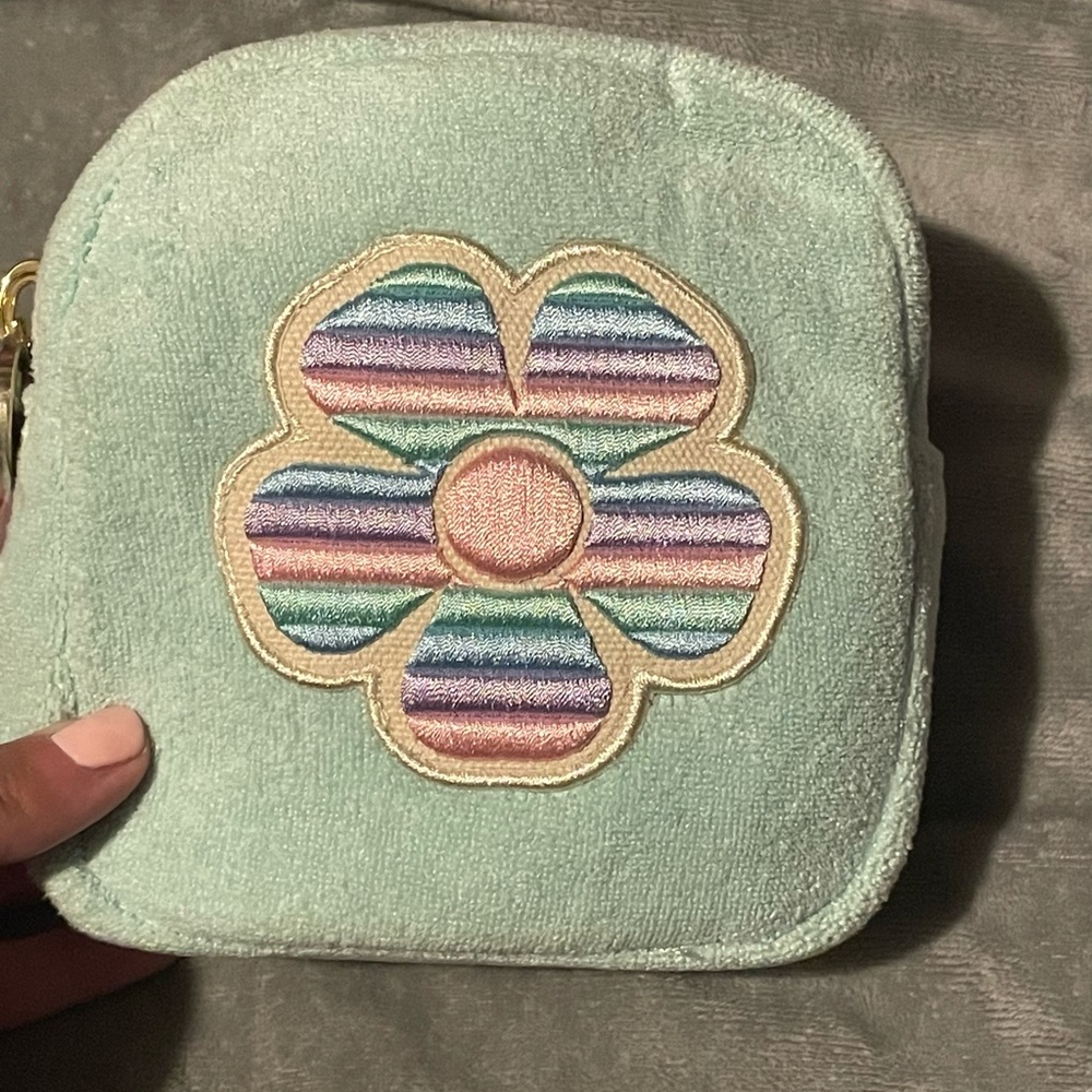 Stoney Clover Lane Sea Glass Terry Mini Pouch NWOT